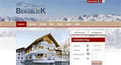Desktop Screenshot of bergblick-ischgl.at
